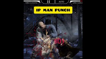 ip man punch #mkmobile #mkcommunity #shortsfeed  #mortalkombatmobile #shorts