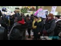 Police shooting protest spills into grocery store