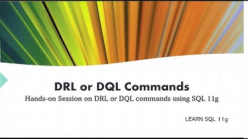 Oracle SQL DQL COMMANDS. ( with Hands-on)