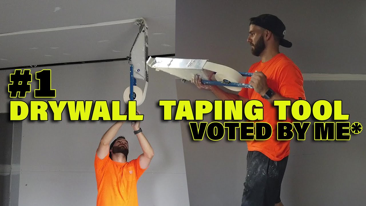 Pro Drywall Crew Taping Complete House in 20 Minutes Flat YouTube
