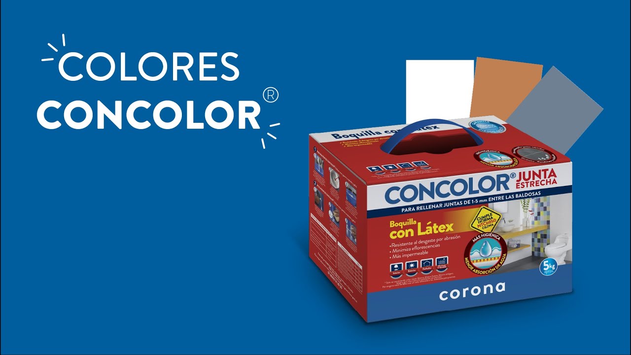 CORONA  Opciones de color para juntas de colocación 