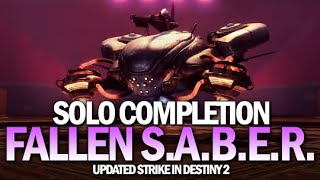 Solo Fallen S.A.B.E.R. Strike Gameplay [Destiny 2] screenshot 4
