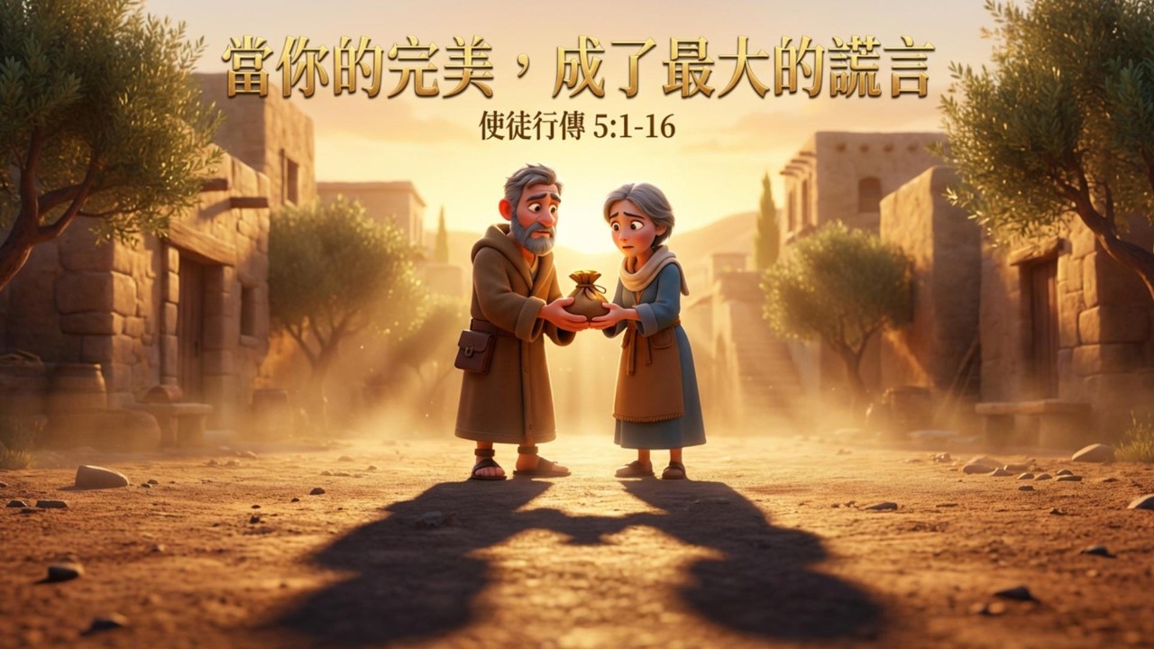 當你的完美,成了最大的謊言|在神面前,我們無法隱藏|使徒行傳5:1-16|Bible Stories Alive 聖經故事屋 - YouTube