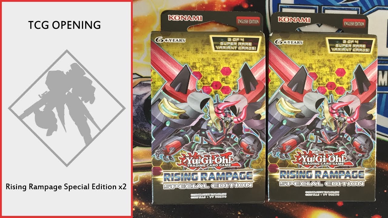 Yugioh TCG Opening| Rising Rampage Special Edition x2