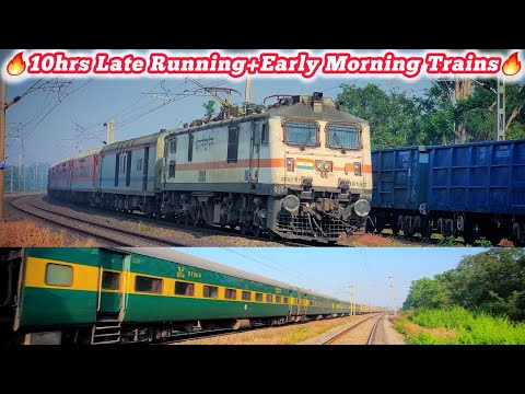 12-In-1 Dangerous WAP5+LHB & WAG9+ICF Karmabhoomi+Azad Hind At TOP NOTCH | FASTEST TRAIN ON CURVE 🔥🔥