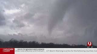 WATCH: Val & Amy Track Tornado Near Wilson, Oklahoma