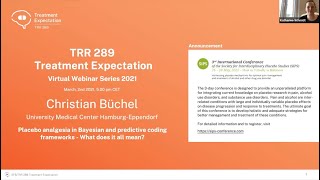 Webinar: Christian Büchel - Placebo analgesia in Bayesian and predictive coding frameworks