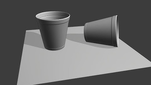 BLENDER 2.8: Modeling a Subway Scene: Part 16 (Coffee Cup)