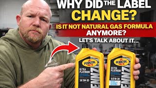 Pennzoil Ultra Platinum changed their formula? Why would they do something like that? 