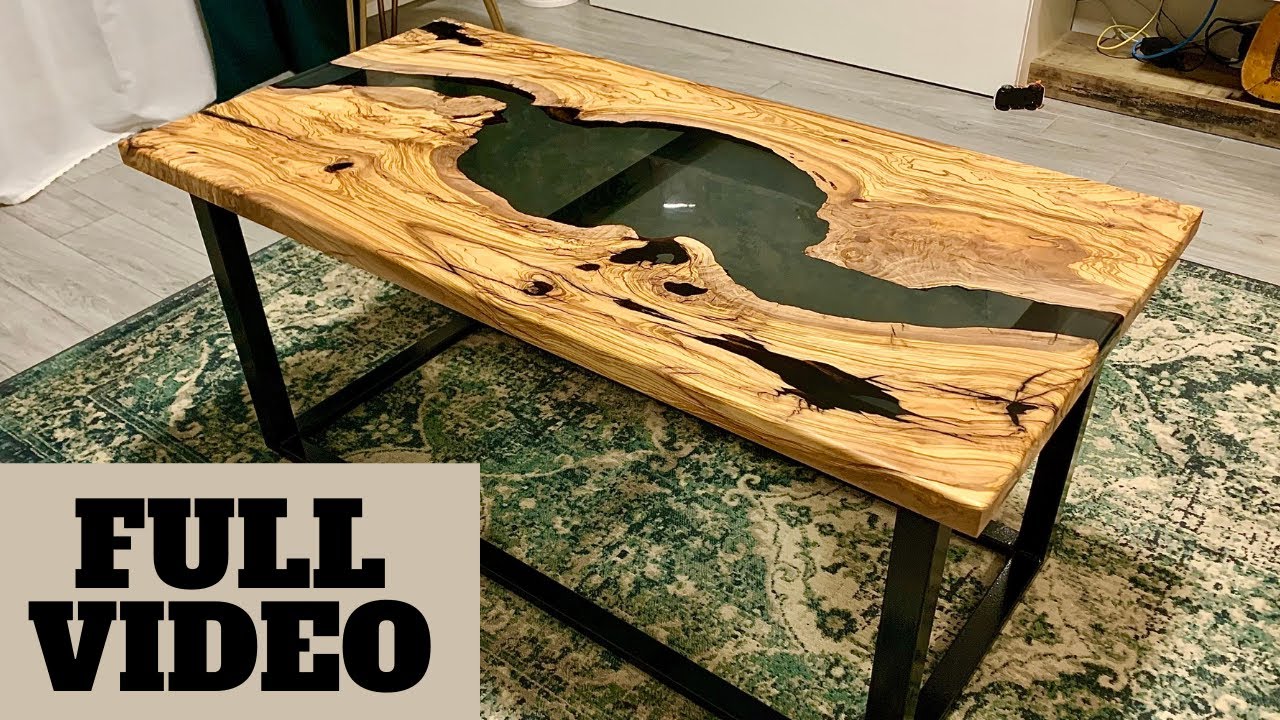 How to make a complete DIY Epoxy Table 