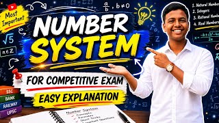 🔥 Number System Complete Chapter Explained |Easy Tricks + Basic Concepts 📚✨अब Number System #manjesh