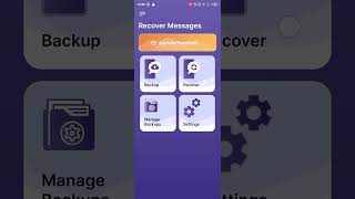 Use service for the feature: Backup and restore SMS messages screenshot 4