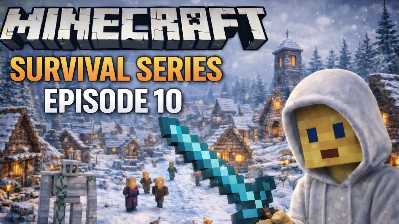 Just Exploring And I Found A Village 😱🔥 || MineCraft Survival Series Ep ...