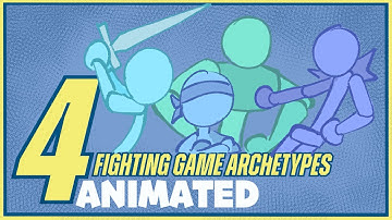 An Animated Explanation of Fighting Game Archetypes
