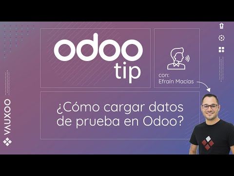 #OdooTip | ¿Cómo cargar datos de prueba en Odoo? - video from Vauxoo