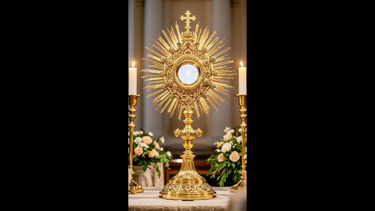 5 MINUTOS COM JESUS NO SACRAMENTO – O Olhar Que Vê Quem Você Realmente É 👀💗