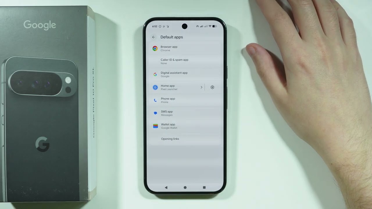 Google Pixel 10 Pro XL: как изменить лаунчер по умолчанию