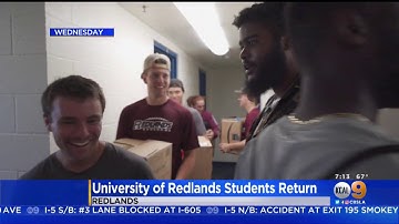 KCAL 9 highlights University of Redlands move-in day