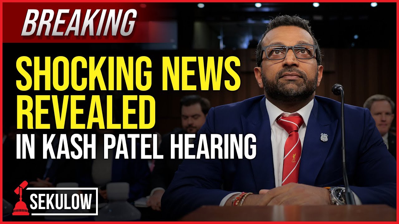BREAKING Shocking News Revealed in Kash Patel Hearing YouTube