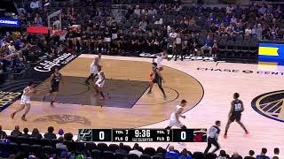 Tarris Reed Jr. airballs his first 3-point attempt in California Classic