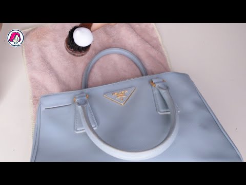 ทำความสะอาดหนังsaffiano ให้สวย ใหม่ เงา | Prada saffiano | สปากระเป๋า @thaninthrachannel  |