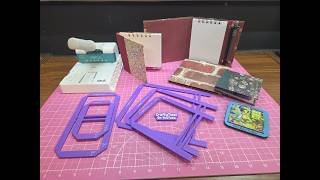 4, 5 ,6 inch notebook template set. Featuring the 6 inch book maker.  With or without the Cinch