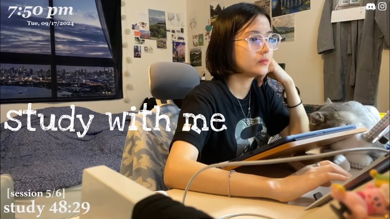 LIVE study with me / 햅삐추석🍁🍂🌾🌝