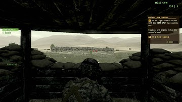 Operation Arrowhead: Open fire with the M249