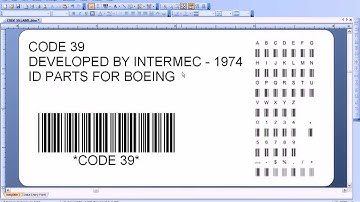 Barcode Standards - Code39