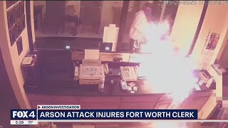 Man tried to set Fort Worth hotel clerk on fire during robbery attempt