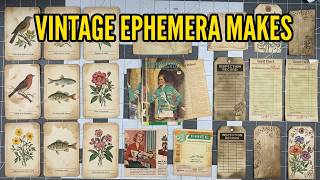 ✨ EPHEMERA MAKE ✨ USING A VINTAGE WORKBASKET MAGAZINE
