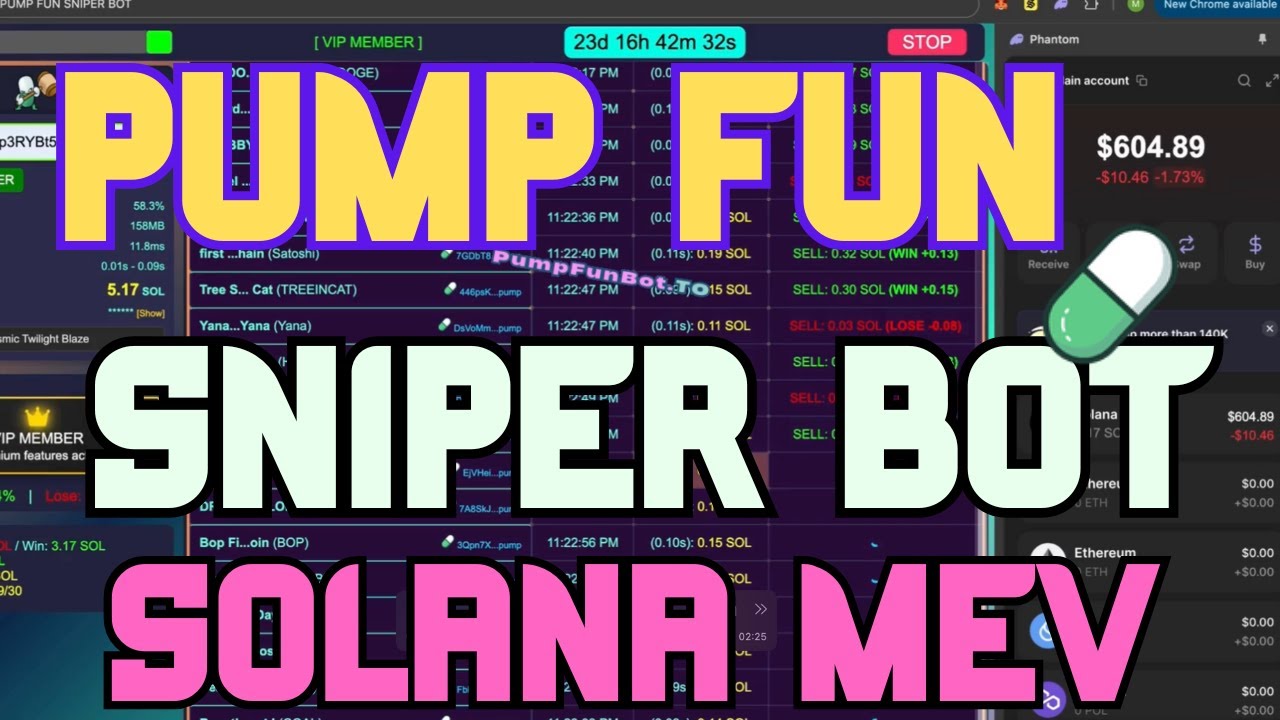 Pump Fun Sniper Bot Full Session | Solana MEV Bot Interface Guide | Solana Sniper Bot Workflow Demo