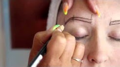 Hair Stroke Tattooed Eyebrows - Lindsay Lambert (2015) 