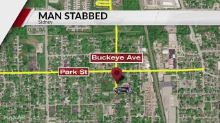 Man hospitalized after Sidney stabbing, suspect in custody