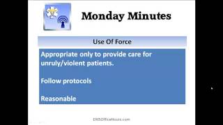 EMS Medicolegal P2 | EMS Quick Study