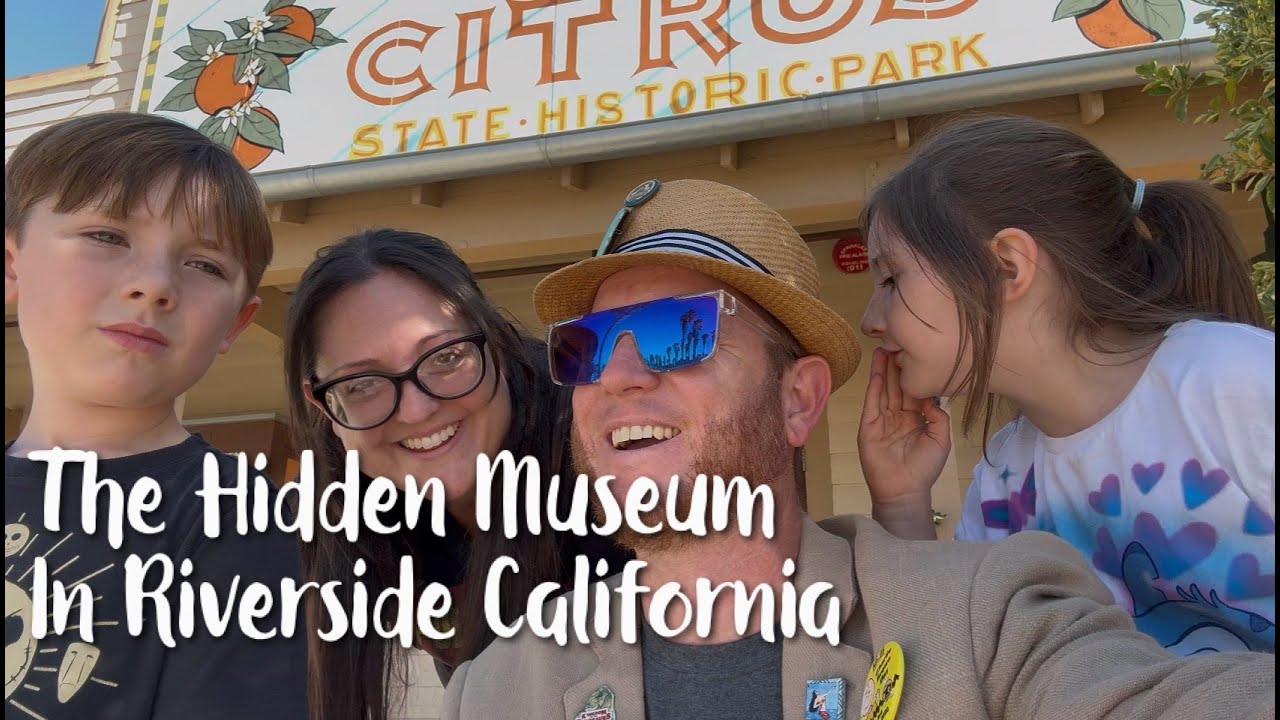 Государственный цитрусовый парк Калифорнии; музей, экскурсии с гидом, апельсины, лимоны, цитроны,...