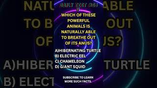 Nature makes no sense... 🐢 (Test 03) #shorts #facts #quiz #nature