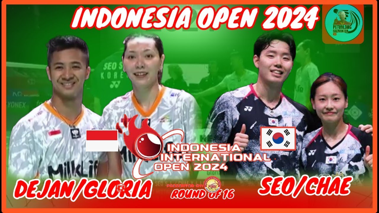 DEJAN/GLORIA (INA) VS SEO SEUNG JAY/CHAE YU JUNG (KOR) || R16 INDONESIA OPEN 2024
