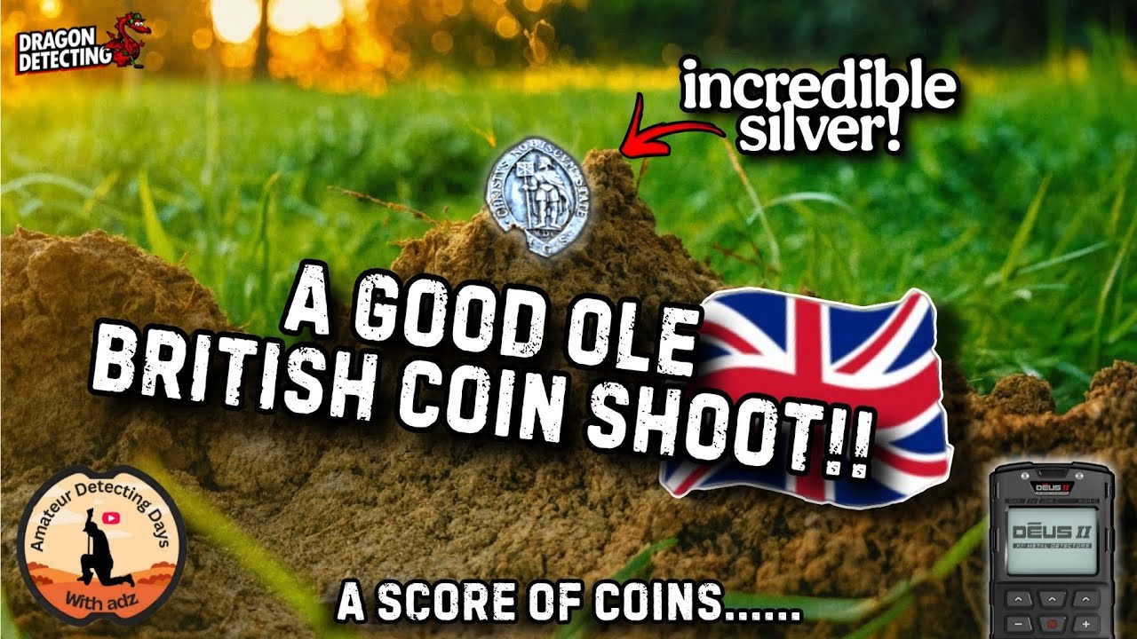 Полное монетное безумие!!! Четверной день серебра!! / Поиск металла в Великобритании, Мидлендс, 2...