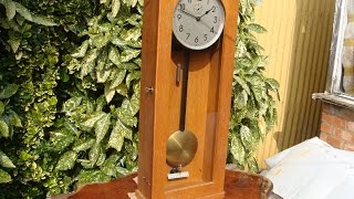 Antique Old Vintage  Electric German TELENORMA  ( TN ) Wall Clock  See Video