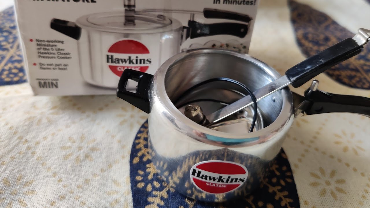 Hawkins Miniature Pressure Cooker unboxing