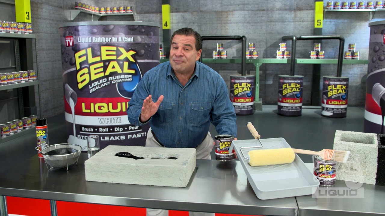 Flex Seal Liquid Rubber Sealant Coating White 32Oz. Can YouTube
