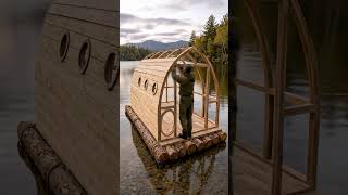 From Simple Log Raft To Cozy Floating Cabin
