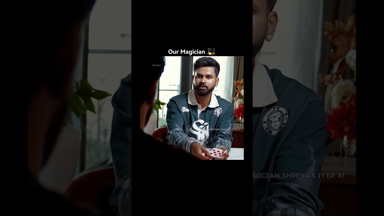 Shreyas Iyer’s new magic video 🎩