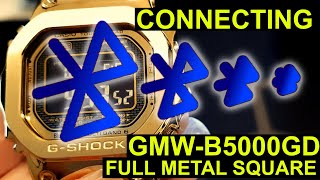 How to connect full metal square G-SHOCK with your phone?
