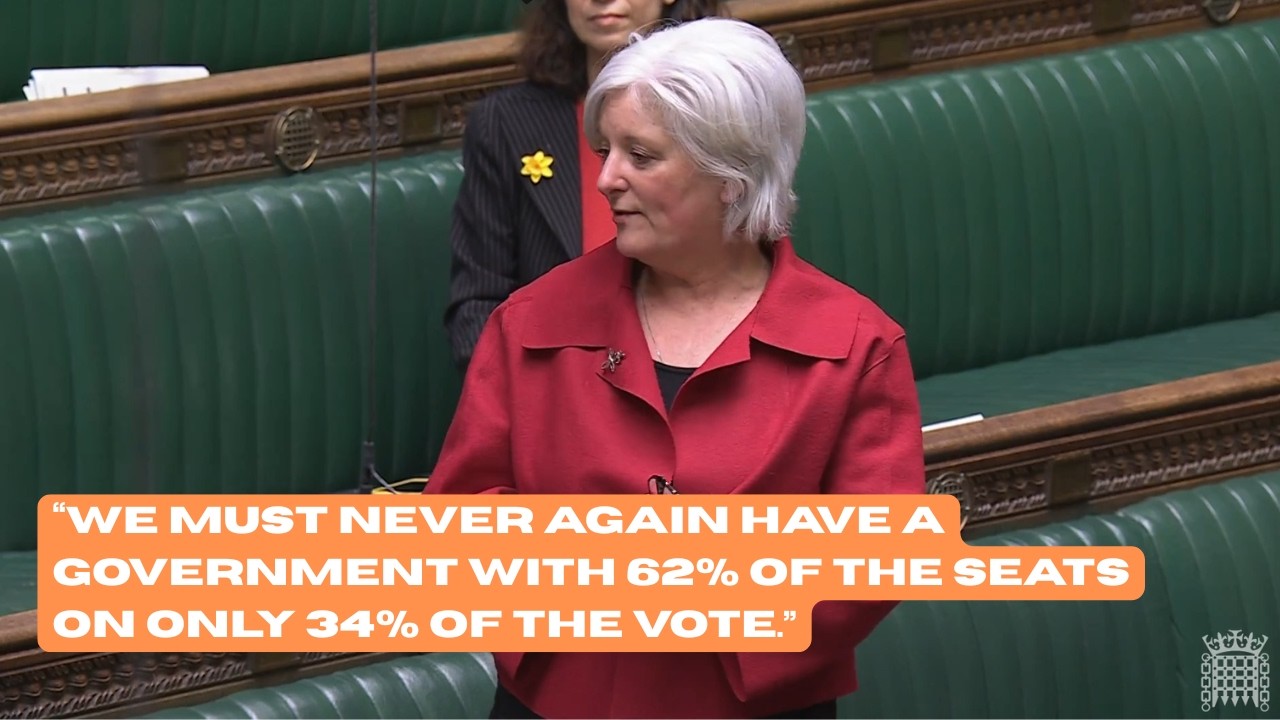 Watch my speech on reforming our voting system