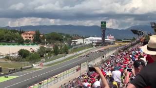 Formula 1 Bottas, Räikkönen & Verstappen Collide Circuit De Barcelona, Spain 14.5.2017