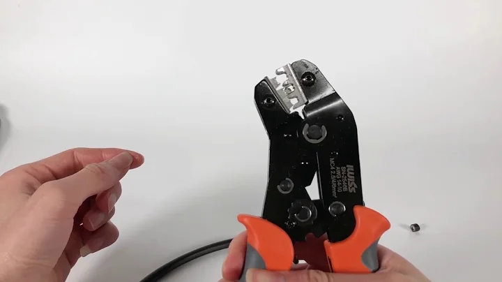 IWISS MC4 Solar PV Cable Crimping Tool Kit with Stripper,Cutter,Spanner