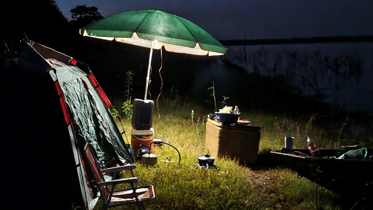 ACAMPAMENTO E PESCARIA 🎣 PARTE 1