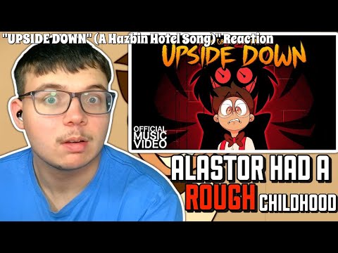 REACTING TO "UPSIDE DOWN (A Hazbin Hotel Song) by @BlackGryph0n!!
